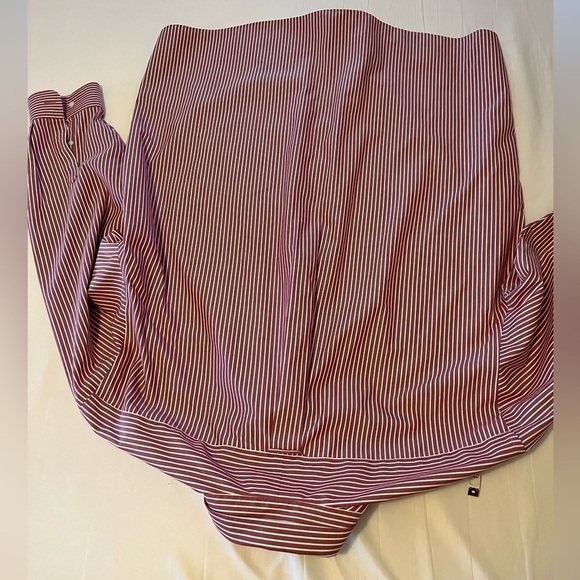 Gold Label Men’s Pinstriped Button Down Collar Shirt Men's L - Picture 2 of 9
